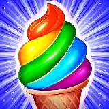 Frosty Ice Cream! Icy dessert